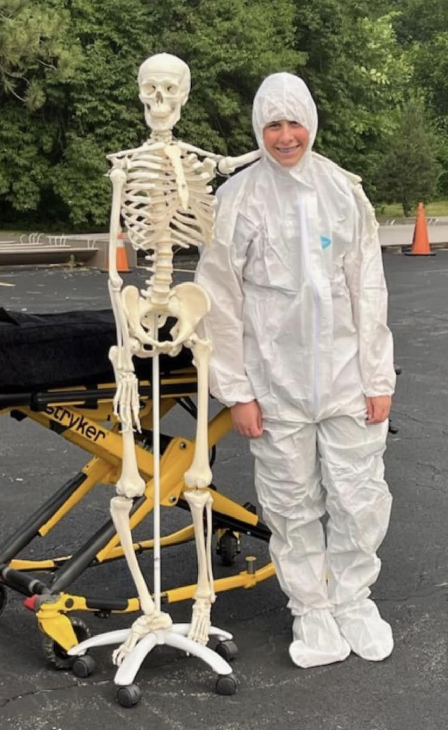 Campers learn about a variety of rural health care careers.
