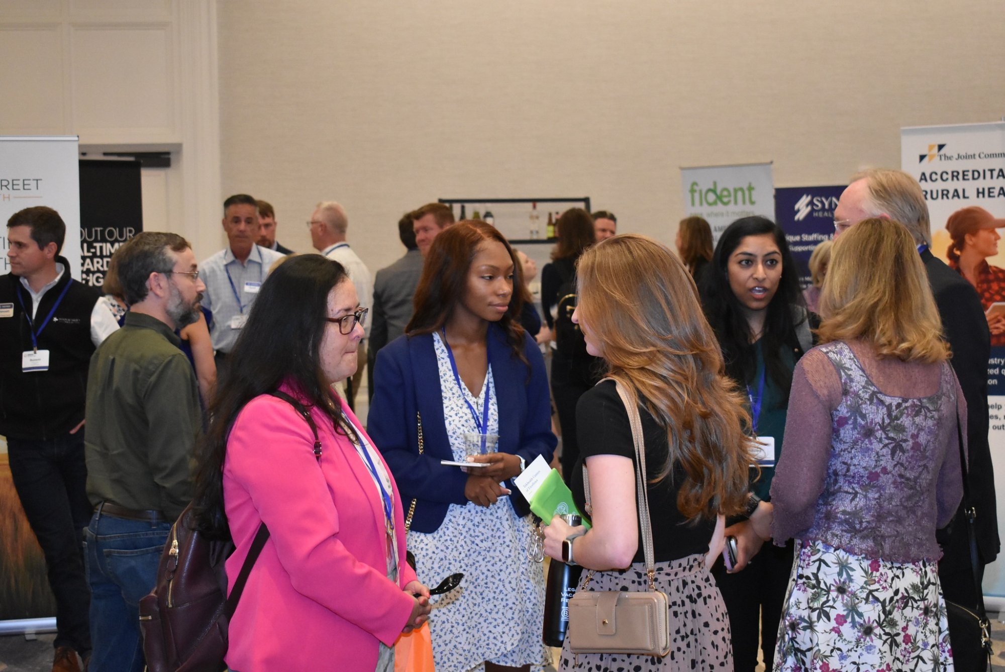 Partners in the exhibit hall